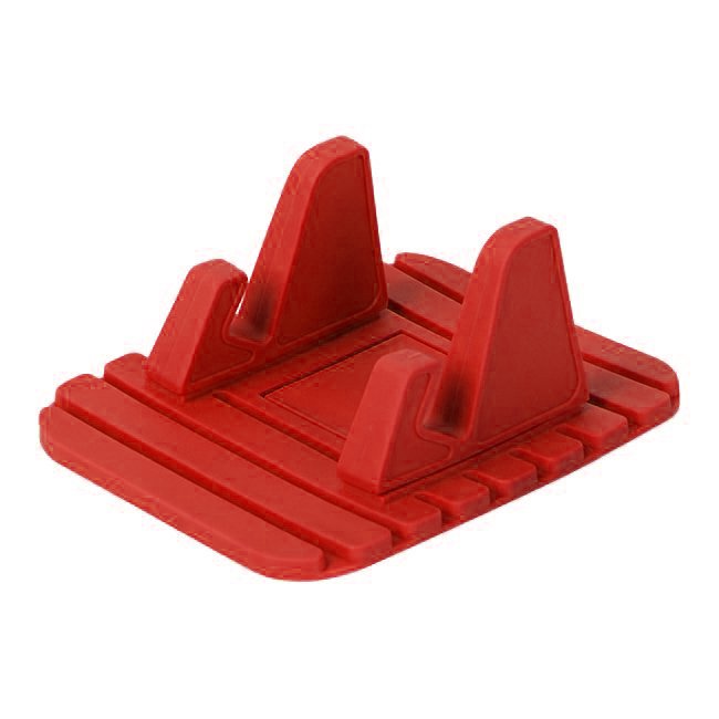 Universal car holder silicone phone stand nano pad red - TopMag