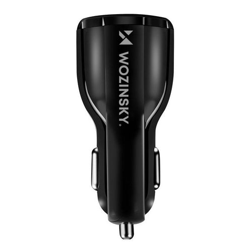 Wozinsky car charger 2xUSB black (WCC-02) - TopMag