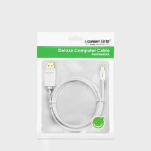 Заредете изображение във визуализатора на галерията – Ugreen Mini DisplayPort - DisplayPort cable 1.5m black (MD105)
