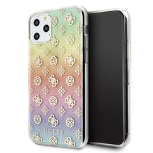 Заредете изображение във визуализатора на галерията – Guess GUHCN58PEOML iPhone 11 Pro multicolor hard case Iridescent 4G Peony - TopMag
