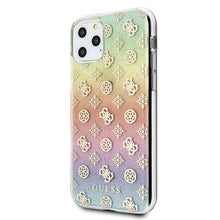 Заредете изображение във визуализатора на галерията – Guess GUHCN58PEOML iPhone 11 Pro multicolor hard case Iridescent 4G Peony - TopMag
