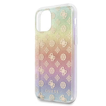 Заредете изображение във визуализатора на галерията – Guess GUHCN58PEOML iPhone 11 Pro multicolor hard case Iridescent 4G Peony - TopMag
