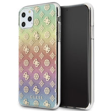 Заредете изображение във визуализатора на галерията – Guess GUHCN65PEOML iPhone 11 Pro Max multicolor hard case Iridescent 4G Peony - TopMag
