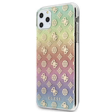 Заредете изображение във визуализатора на галерията – Guess GUHCN65PEOML iPhone 11 Pro Max multicolor hard case Iridescent 4G Peony - TopMag
