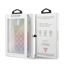 Заредете изображение във визуализатора на галерията – Guess GUHCN65PEOML iPhone 11 Pro Max multicolor hard case Iridescent 4G Peony - TopMag
