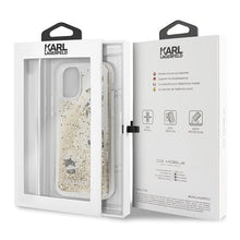 Заредете изображение във визуализатора на галерията – Karl Lagerfeld KLHCN58ROGO iPhone 11 Pro czarno-złoty/black &amp; gold hard case Glitter - TopMag

