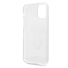 Заредете изображение във визуализатора на галерията – Karl Lagerfeld KLHCN58TPUTRIKSL iPhone 11 Pro srebrny/silver Glitter Ikonik Karl - TopMag
