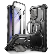 Заредете изображение във визуализатора на галерията – IBLSN Armorbox Mag Supcase with MagSafe for Samsung Galaxy S24 - black
