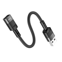 Заредете изображение във визуализатора на галерията – HOCO adapter USB (male) to Type C (female) U107 10cm black
