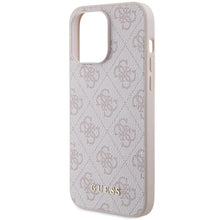 Заредете изображение във визуализатора на галерията – Original Case GUESS Hardcase 4G Metal Gold Logo GUHCP15XG4GFPI for Iphone 15 Pro Max Pink
