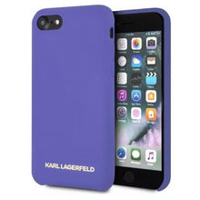 Заредете изображение във визуализатора на галерията – Karl Lagerfeld KLHCI8SLVOG iPhone 7/8 SE 2020 / SE 2022 hardcase fioletowy/purple Silicone - TopMag
