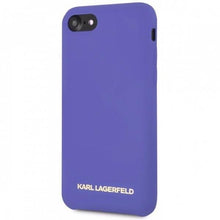 Заредете изображение във визуализатора на галерията – Karl Lagerfeld KLHCI8SLVOG iPhone 7/8 SE 2020 / SE 2022 hardcase fioletowy/purple Silicone - TopMag
