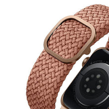 Заредете изображение във визуализатора на галерията – UNIQ pasek Aspen Apple Watch 40/38/41mm Series 4/5/6/7/8/SE/SE2 Braided różowy/grapefruit pink
