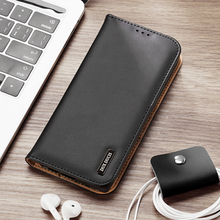 Заредете изображение във визуализатора на галерията – Dux Ducis Hivo Case for Samsung Galaxy S23 Ultra Flip Cover Wallet Stand RFID Blocking Brown
