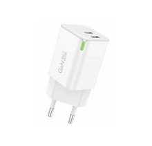 Заредете изображение във визуализатора на галерията – Foneng Wall charger GAN35 GaN - 2xType C - PD 35W 3A white
