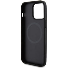 Заредете изображение във визуализатора на галерията – Original FERRARI hardcase Carbon Metal Logo Magsafe FEHMP15XPTEK for Iphone 15 Pro Max Black
