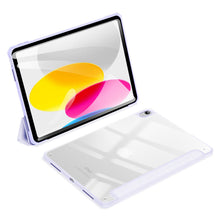 Заредете изображение във визуализатора на галерията – Dux Ducis Copa case for iPad 10.9'' 2022 (10 gen.) smart cover stand purple
