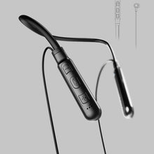 Заредете изображение във визуализатора на галерията – Proda Kamen in-ear wireless Bluetooth headphones with neckband black (PD-BN200 black) - TopMag
