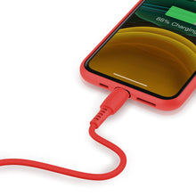 Заредете изображение във визуализатора на галерията – Baseus Colorful cable USB / Lightning 2.4A 1.2m red (CALDC-09) - TopMag
