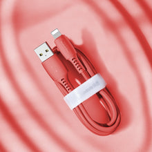 Заредете изображение във визуализатора на галерията – Baseus Colorful cable USB / Lightning 2.4A 1.2m red (CALDC-09) - TopMag
