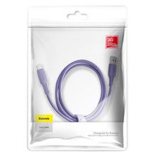 Заредете изображение във визуализатора на галерията – Baseus Colorful cable USB / Lightning 2.4A 1.2m violet (CALDC-05) - TopMag
