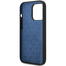 Заредете изображение във визуализатора на галерията – Case BMW BMHCP14X22SOTK iPhone 14 Pro Max 6.7" black/black Silicone Slanted Sttripes
