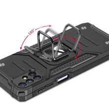 Заредете изображение във визуализатора на галерията – Wozinsky Ring Armor Case Kickstand Tough Rugged Cover for Samsung Galaxy M51 pink
