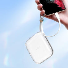 Заредете изображение във визуализатора на галерията – Joyroom power bank 10000mAh Jelly Series 22.5W with built-in USB C cable white (JR-L002)
