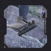 Заредете изображение във визуализатора на галерията – Nillkin CamShield Armor Pro Magnetic Case for Samsung Galaxy S23 Ultra Magnetic MagSafe Cover with Camera Cover Black
