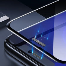 Заредете изображение във визуализатора на галерията – Baseus 2x full screen glass with 0.3mm Full Screen frame 9H iPhone 11 / iPhone XR + black positioner (SGAPIPH61-WD01) - TopMag
