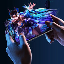 Заредете изображение във визуализатора на галерията – Baseus 2x full screen glass with 0.3mm Full Screen frame 9H iPhone 11 / iPhone XR + black positioner (SGAPIPH61-WD01) - TopMag
