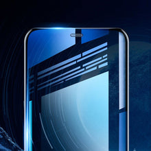 Заредете изображение във визуализатора на галерията – Baseus 2x full screen glass with 0.3mm Full Screen frame 9H iPhone 11 Pro / iPhone XS / iPhone X + black positioner (SGAPIPH58-WD01) - TopMag
