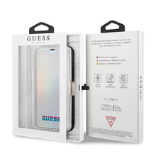 Заредете изображение във визуализатора на галерията – Guess GUFLBKN58BLD iPhone 11 Pro srebrny/silver book Iridescent - TopMag
