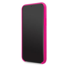 Заредете изображение във визуализатора на галерията – Guess GUHCN65LS4GFU iPhone 11 Pro Max fuksja/fuchsia hard case Silicone 4G Tone On Tone - TopMag
