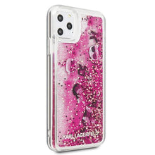 Заредете изображение във визуализатора на галерията – Karl Lagerfeld KLHCN65ROPI iPhone 11 Pro Max różowo-złoty/rosegold hard case Glitter - TopMag
