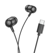 Заредете изображение във визуализатора на галерията – Borofone Earphones BM77 Delicious with microphone Type C black
