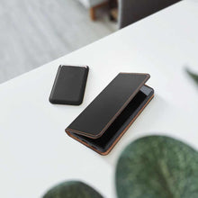 Заредете изображение във визуализатора на галерията – Leather forcell калъф тип книга smart pro за samsung a03 black - TopMag
