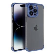 Заредете изображение във визуализатора на галерията – MINI BUMPERS with camera island protection Case for IPHONE 15 PLUS blue
