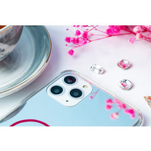 Заредете изображение във визуализатора на галерията – Kingxbar Angel mirror case decorated with original Swarovski crystals iPhone 11 Pro Max transparent - TopMag
