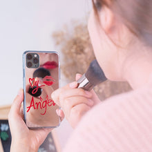 Заредете изображение във визуализатора на галерията – Kingxbar Angel mirror case decorated with original Swarovski crystals iPhone 11 Pro Max transparent - TopMag
