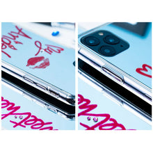 Заредете изображение във визуализатора на галерията – Kingxbar Angel mirror case decorated with original Swarovski crystals iPhone 11 Pro Max transparent - TopMag
