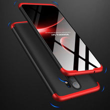 Заредете изображение във визуализатора на галерията – GKK 360 Protection Case Front and Back Case Full Body Cover Xiaomi Redmi 8A black-red - TopMag
