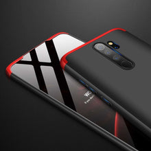 Заредете изображение във визуализатора на галерията – GKK 360 Protection Case Front and Back Case Full Body Cover Xiaomi Redmi 8A black-red - TopMag
