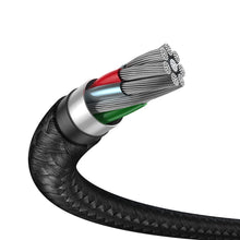 Заредете изображение във визуализатора на галерията – Baseus Cafule durable nylon cable USB 3.0 / micro USB SuperSpeed 2 A 1 m gray cable (CADKLF-D0G) - TopMag
