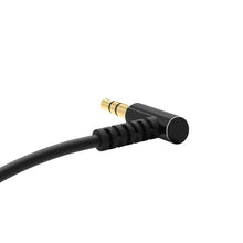 Заредете изображение във визуализатора на галерията – Dudao angled cable AUX mini jack 3.5mm cable 1m white (L11 white) - TopMag
