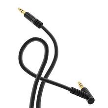 Заредете изображение във визуализатора на галерията – Dudao angled cable AUX mini jack 3.5mm cable 1m white (L11 white) - TopMag
