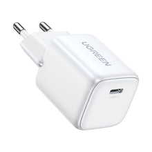 Заредете изображение във визуализатора на галерията – GaN 20W USB-C charger Ugreen Nexode mini CD318 - white
