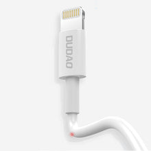Заредете изображение във визуализатора на галерията – Dudao cable USB / Lightning 3A cable 1m white (L1L white) - TopMag
