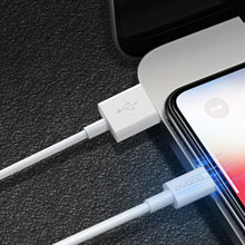 Заредете изображение във визуализатора на галерията – Dudao cable USB / Lightning 3A cable 1m white (L1L white) - TopMag
