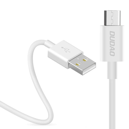 Dudao cable USB / micro USB 3A cable 1m white (L1M white) - TopMag